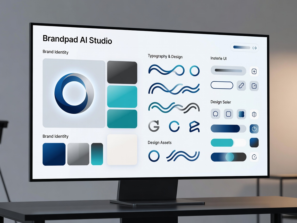 Brandpad AI Studio interactive digital brand guide dashboard view