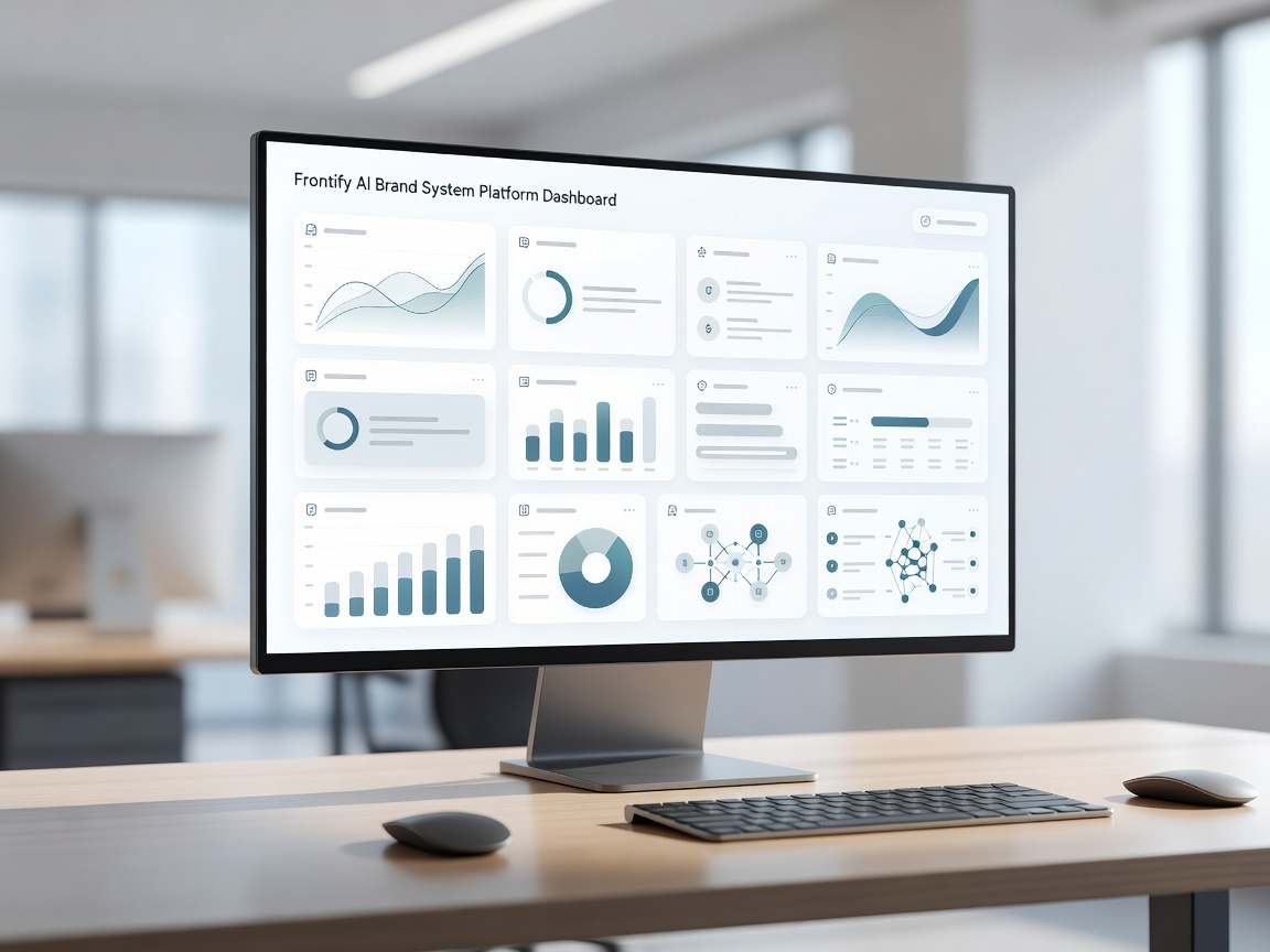 Frontify AI Brand System Platform Dashboard Preview