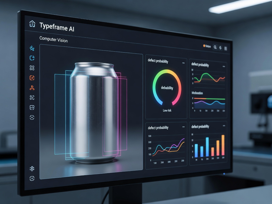 Typeframe AI computer vision visual brand inspection tool dashboard